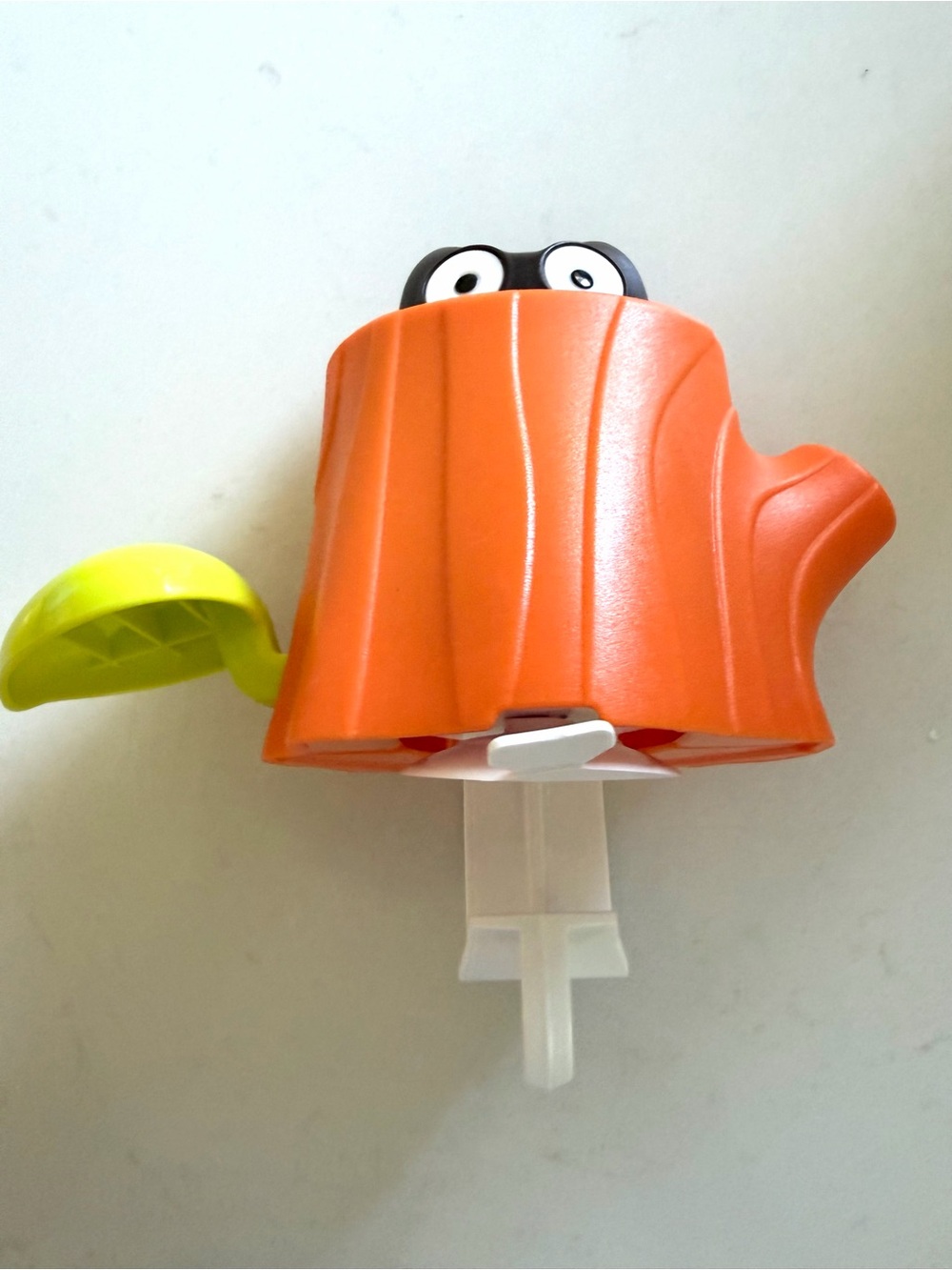 Skip Hop Baby Activity Center Toy Part Orange Pop-Up Owl w/ Green Leaf